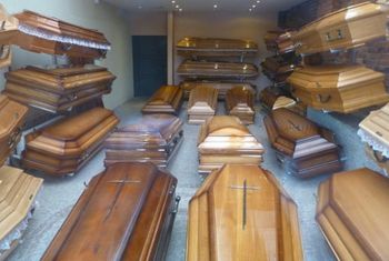 coffin box arrangements