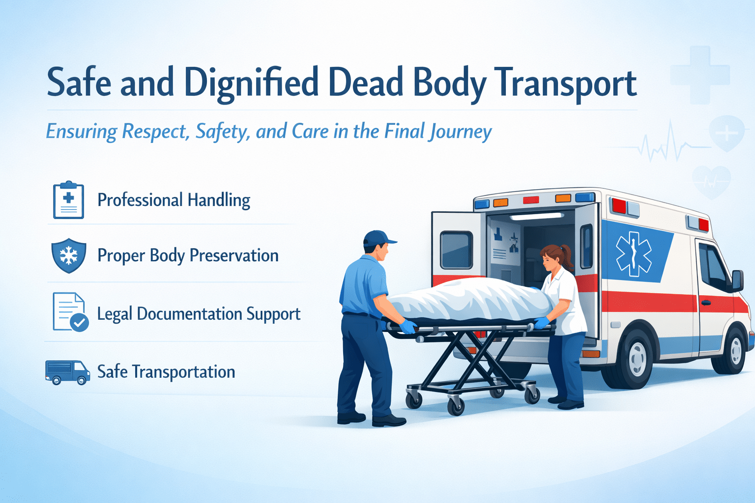 Safe and Dignified Dead Body Transport: Ensuring Respect and Care in the Final Journey