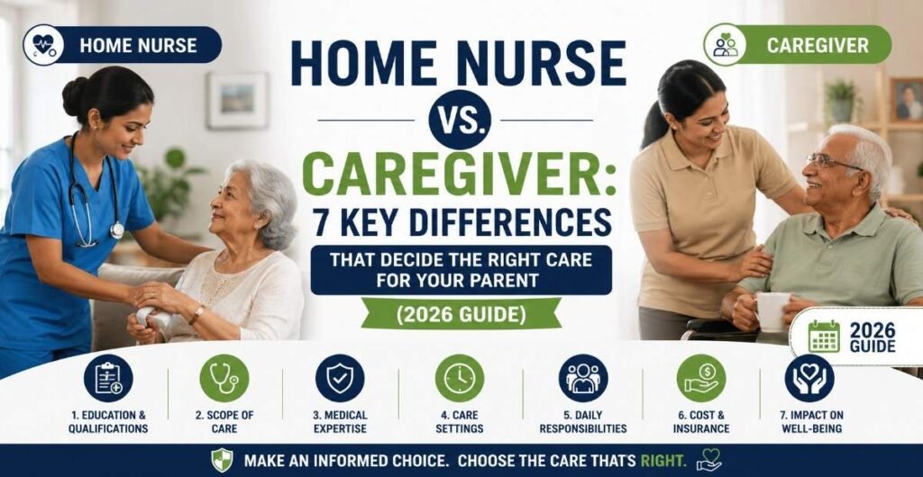 home nurse vs caregiver